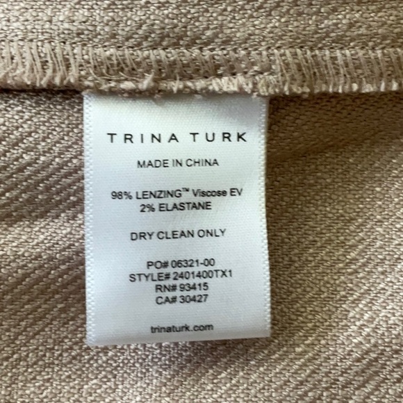 Trina Turk Light Pink Utility Jacket See measurements - Picture 5 of 5